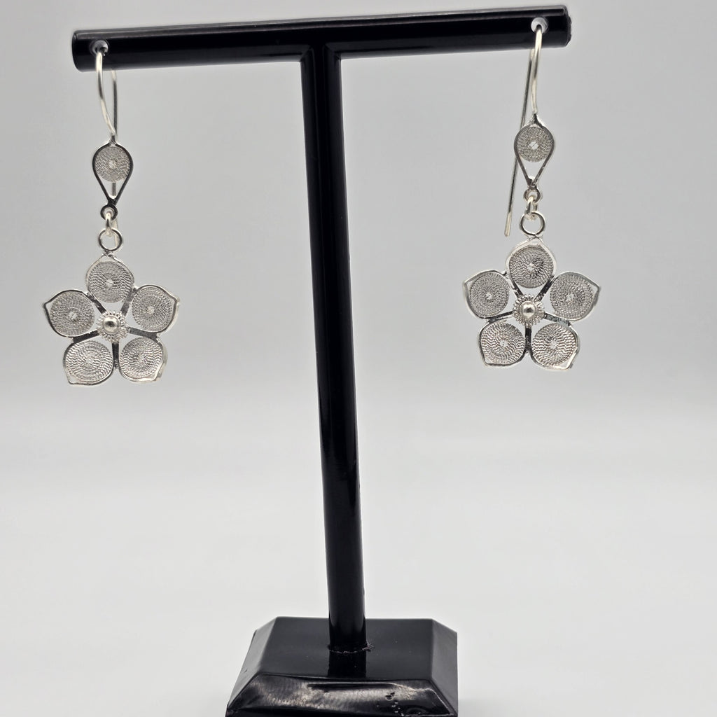 Tropical Flower Earrings